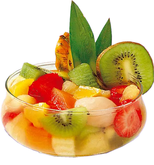Fresh Fruit Salad in a Bowl