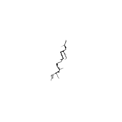 Thin Crack on Surface