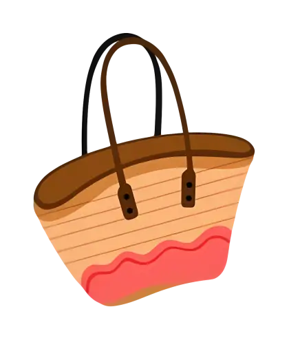 Stylish Beach Bag for Summer Vacation