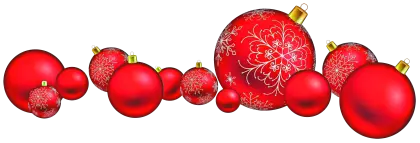 Red Christmas Ornaments for Decoration