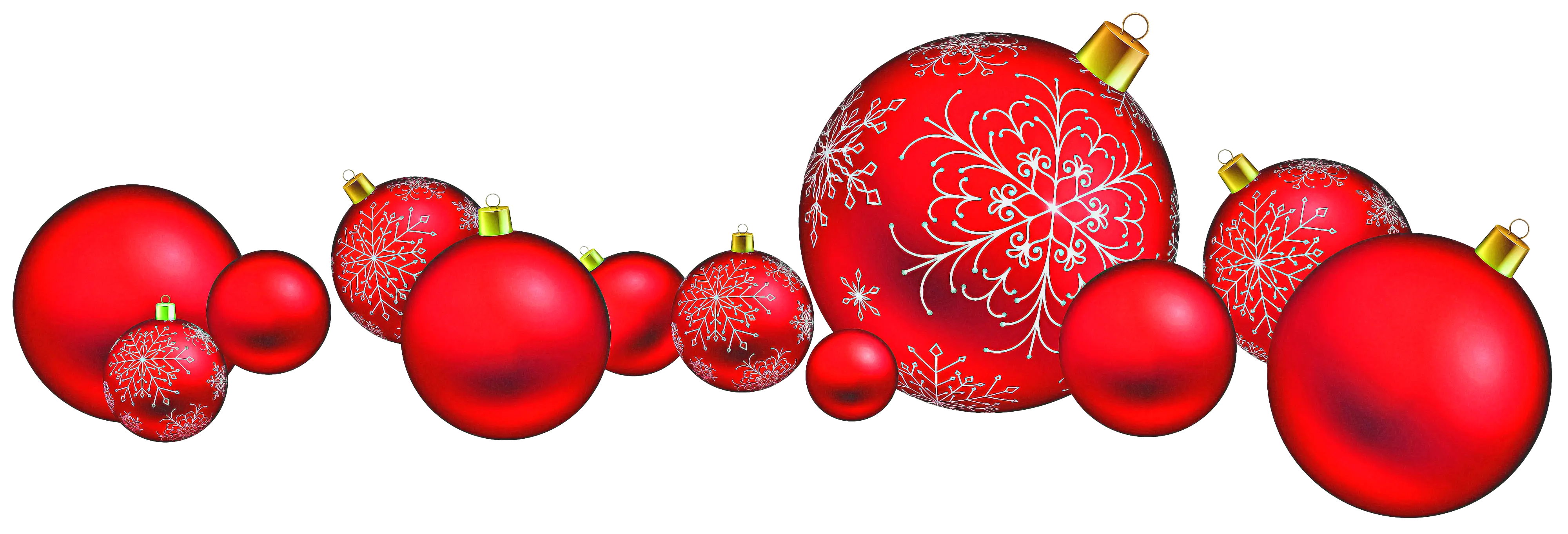 Red Christmas Ornaments for Decoration