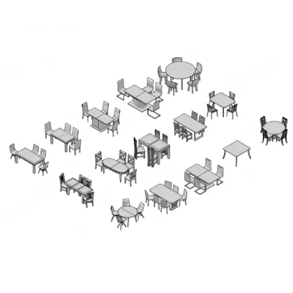 Various Furniture Illustration