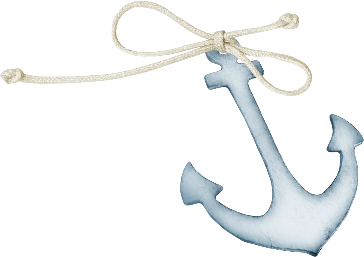 Nautical Anchor with Rope