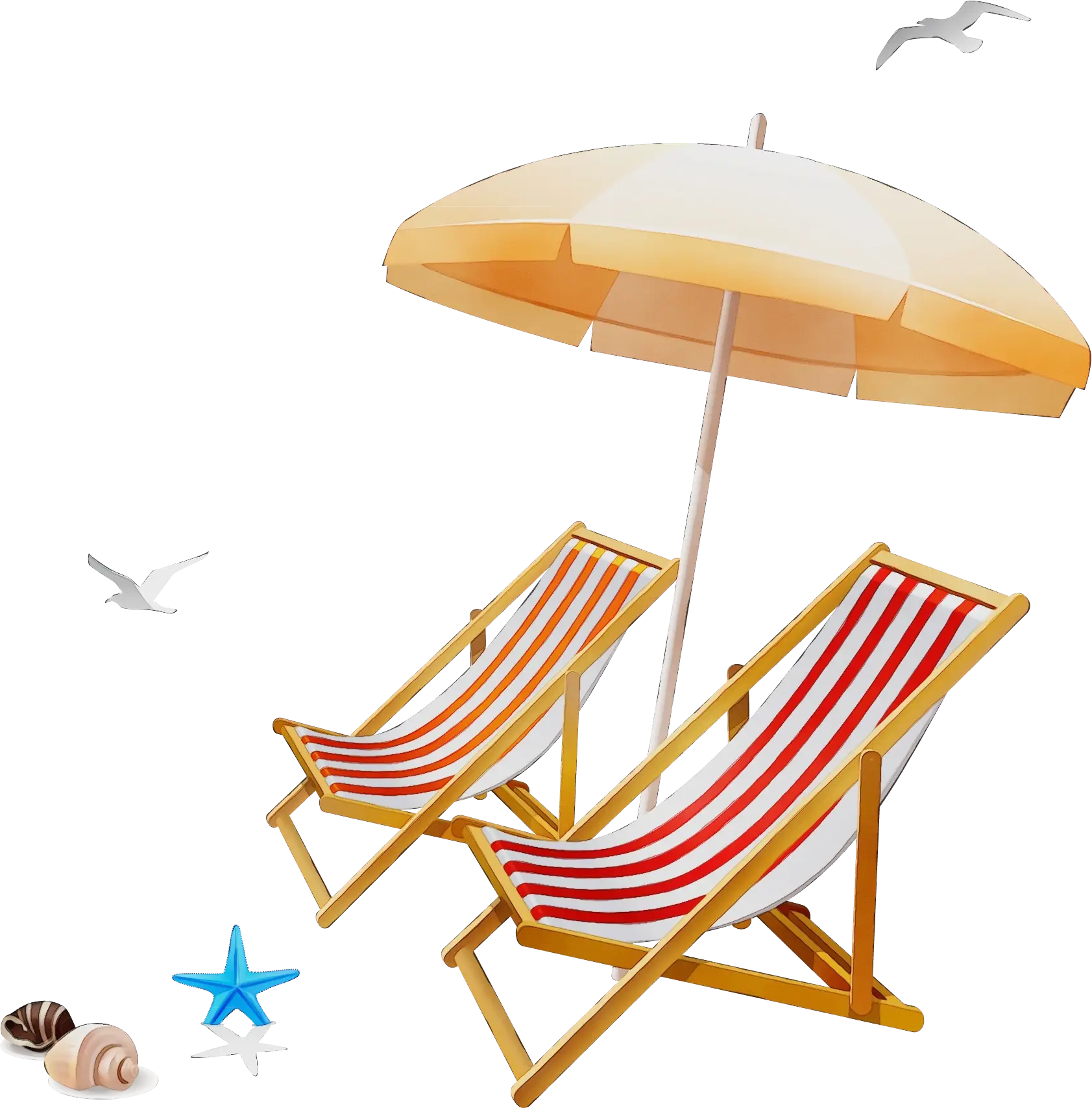 Beach Chairs with Umbrella for Summer Getaway