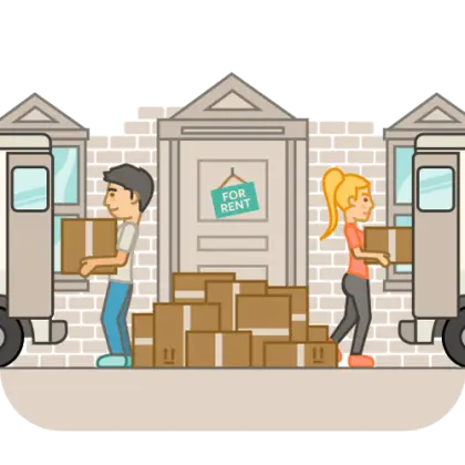 Couple Moving into New Home