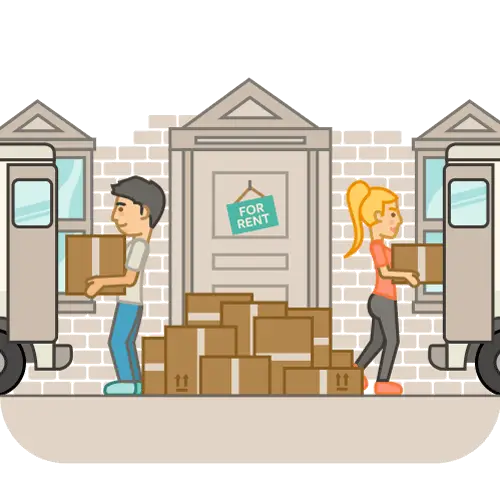 Couple Moving into New Home