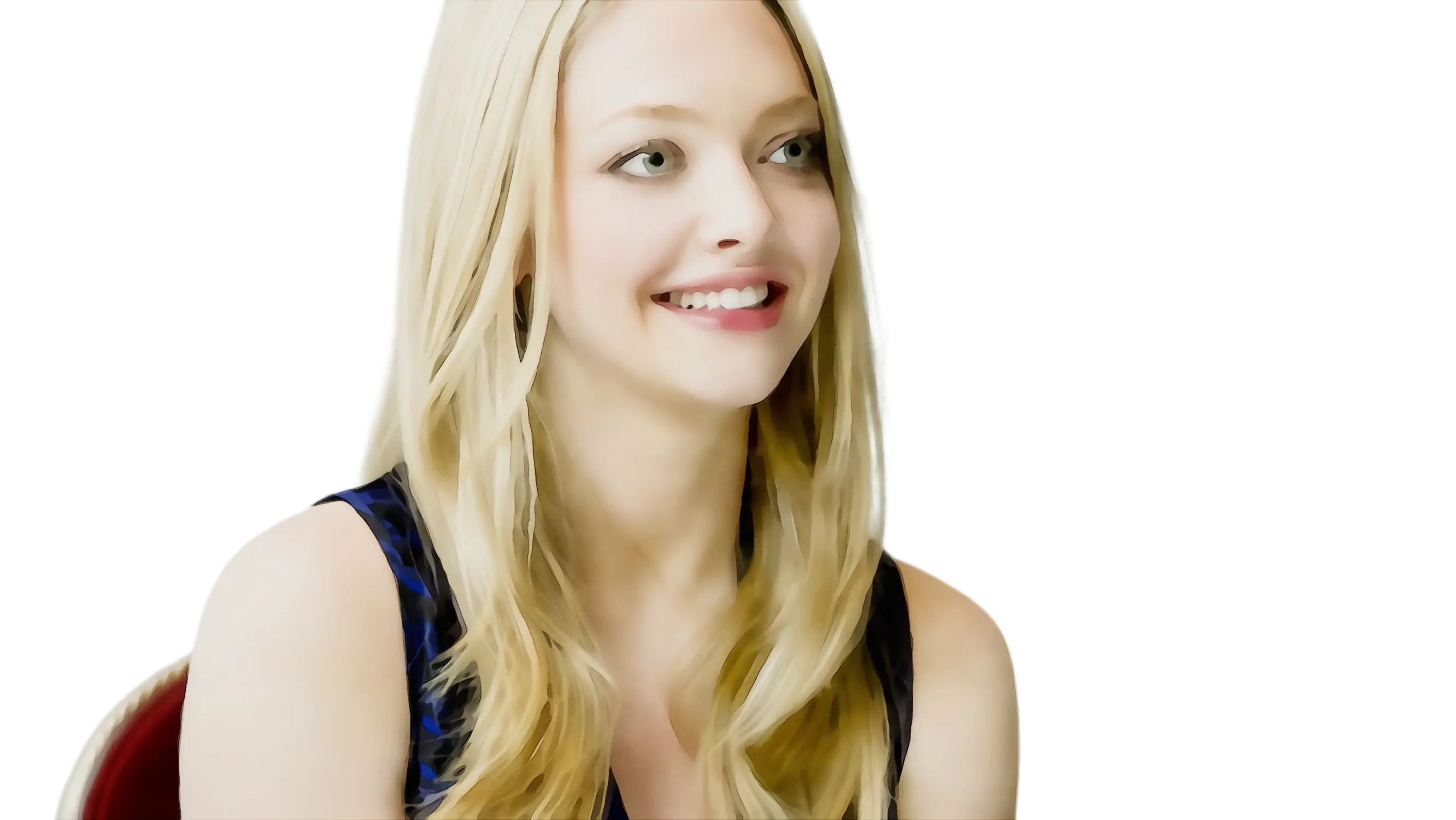 Illustration of a Smiling Woman