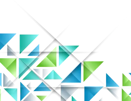Abstract Blue and Green Triangle Pattern Design