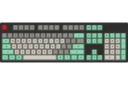 Retro Keyboard Illustration
