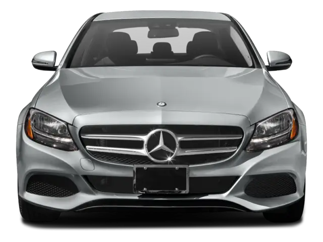 Front View of Silver Mercedes-Benz Car