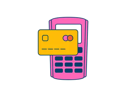 POS Terminal with Credit Card