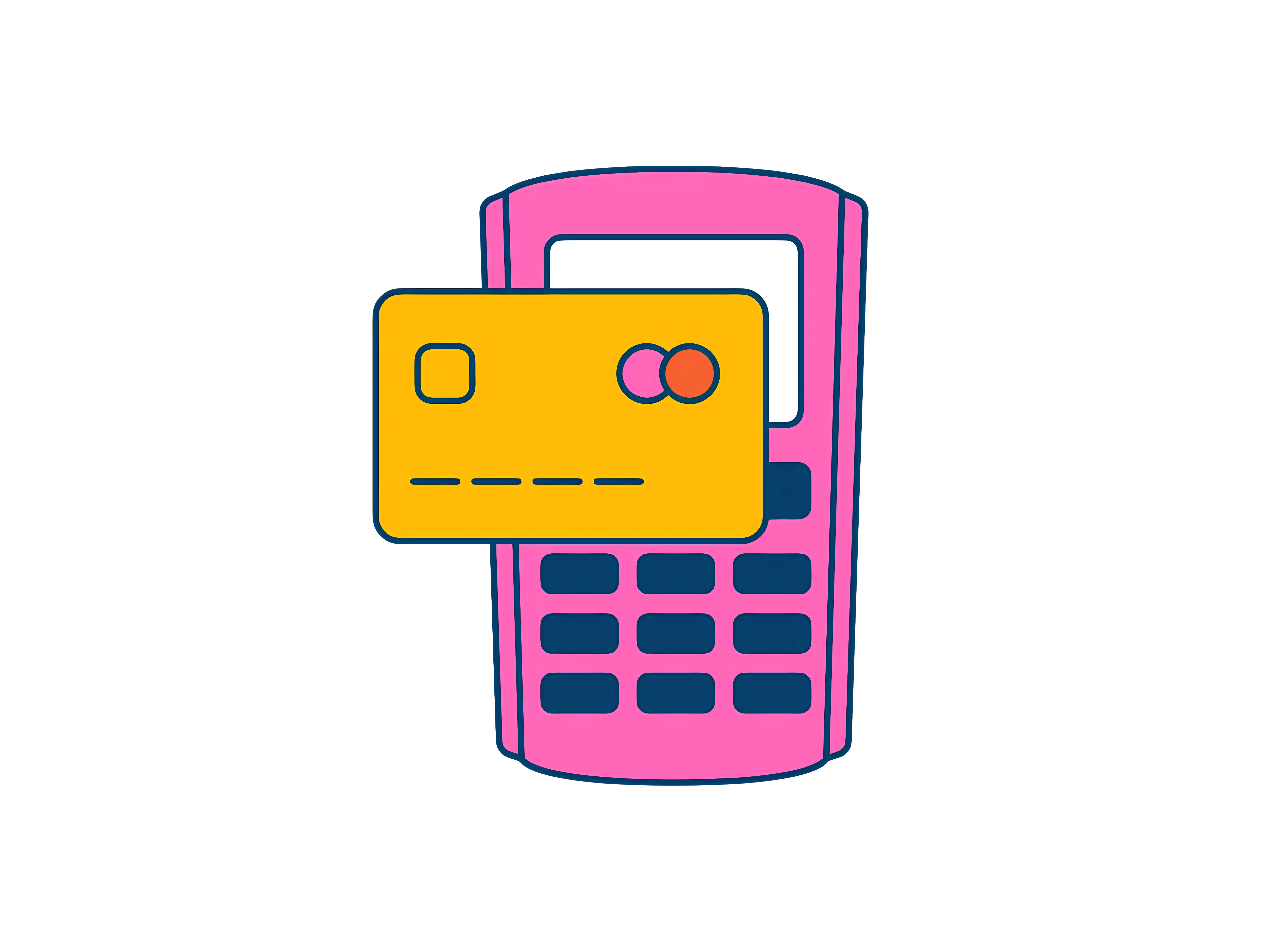 POS Terminal with Credit Card