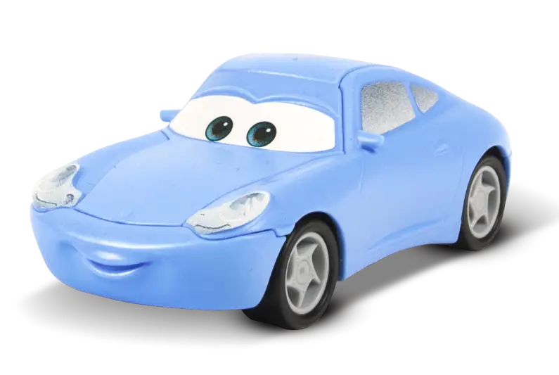 Blue Cartoon Toy Car
