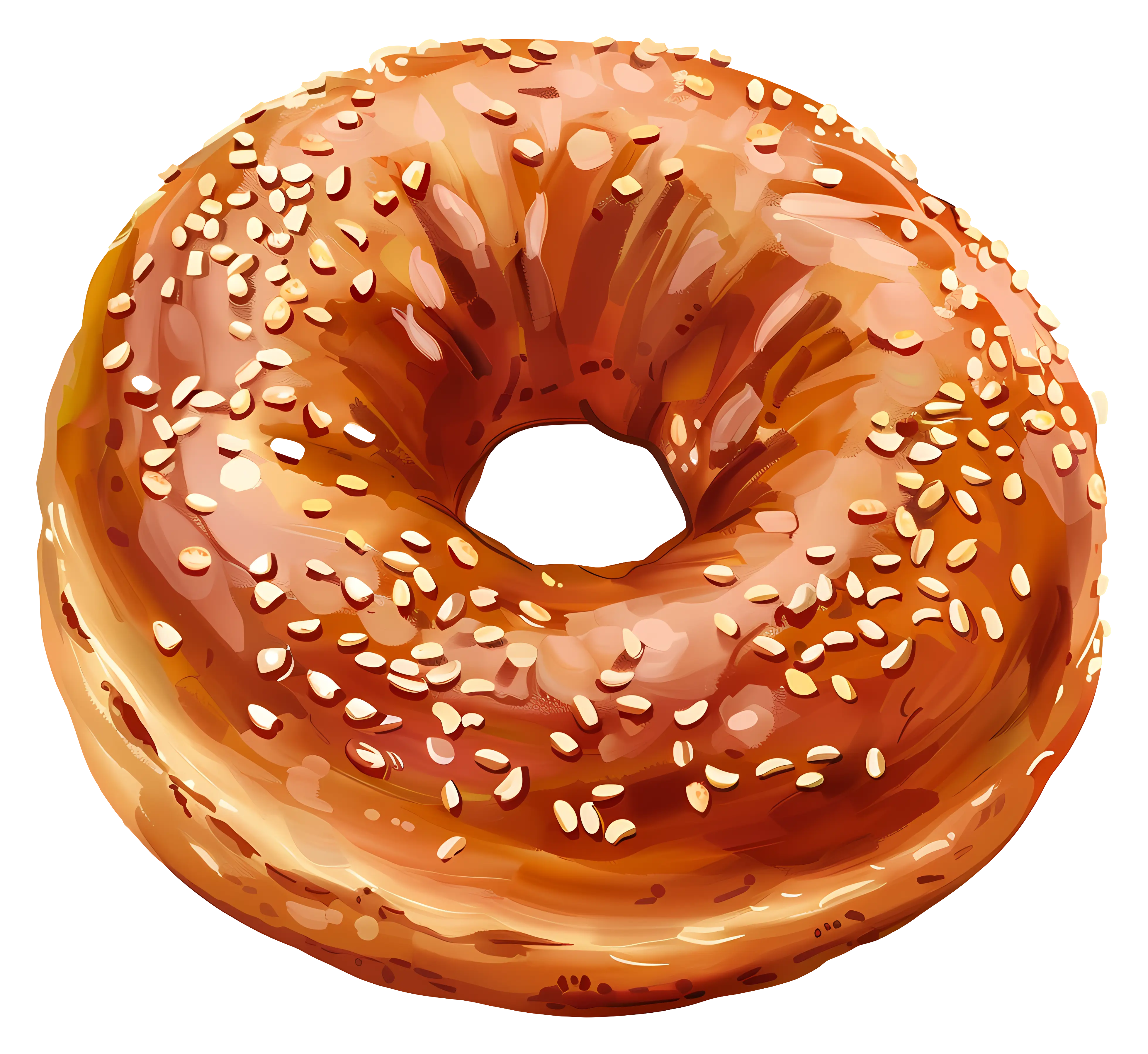Golden Sesame Seed Bagel