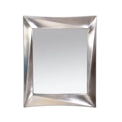 Modern Silver Mirror for Home Decor