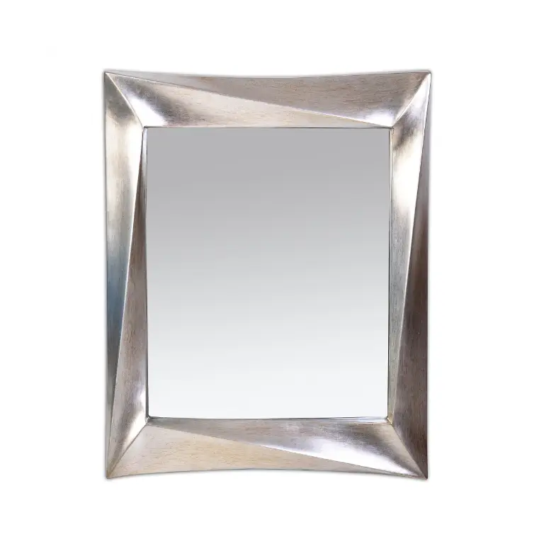 Modern Silver Mirror for Home Decor