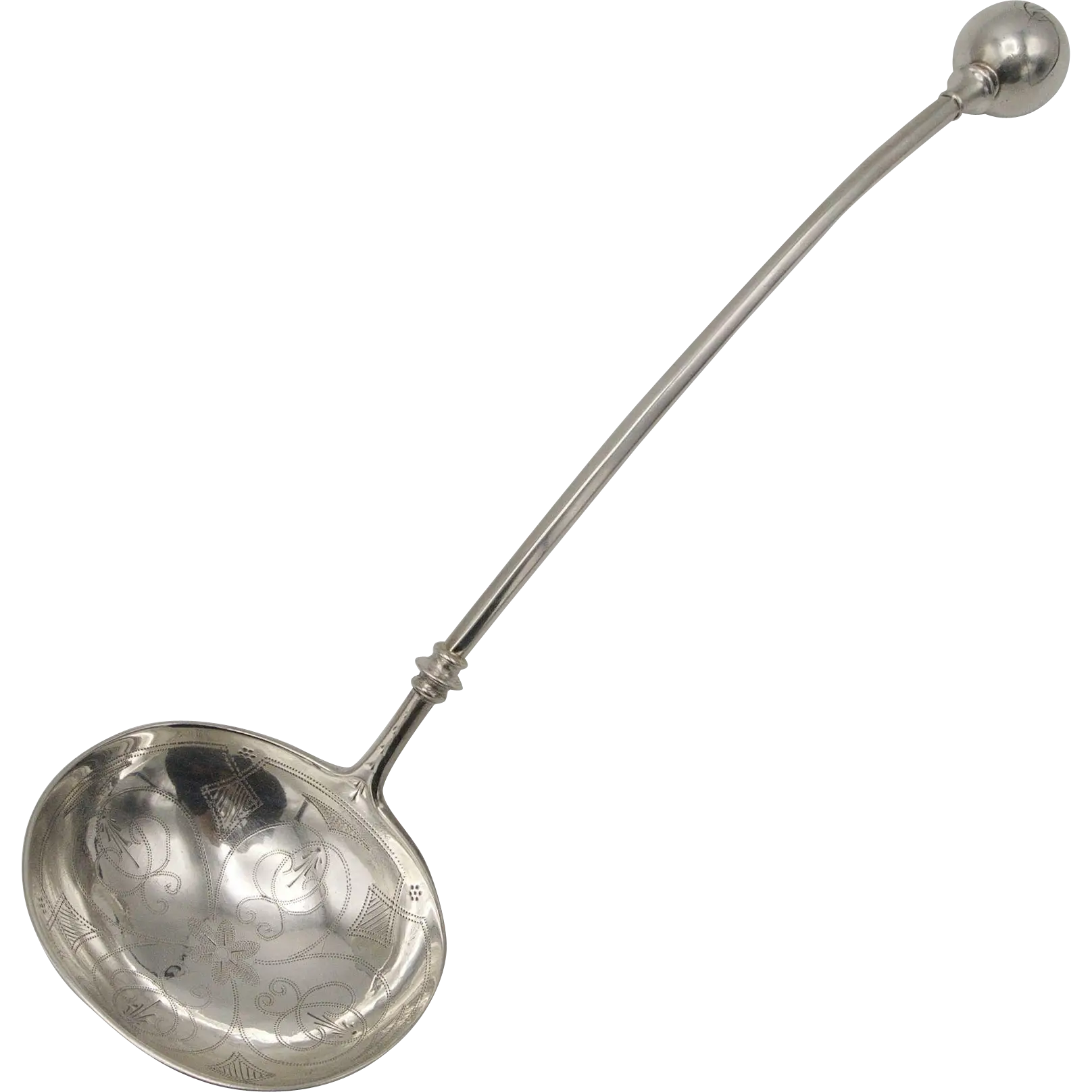Silver Ladle for Kitchen Use