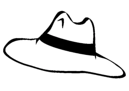 Elegant Hat with Black Band