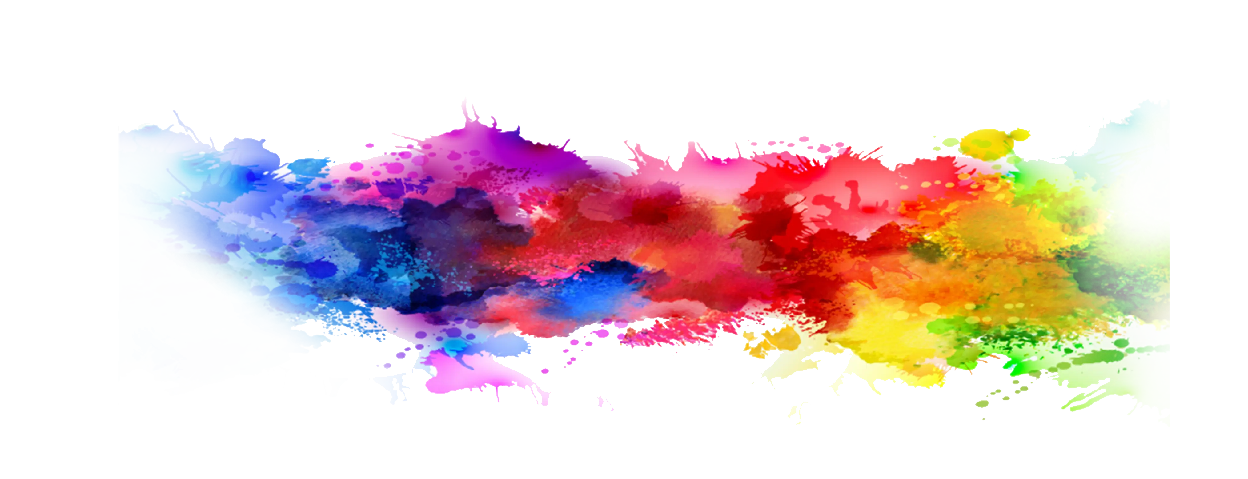 Vibrant Watercolor Splash Illustration