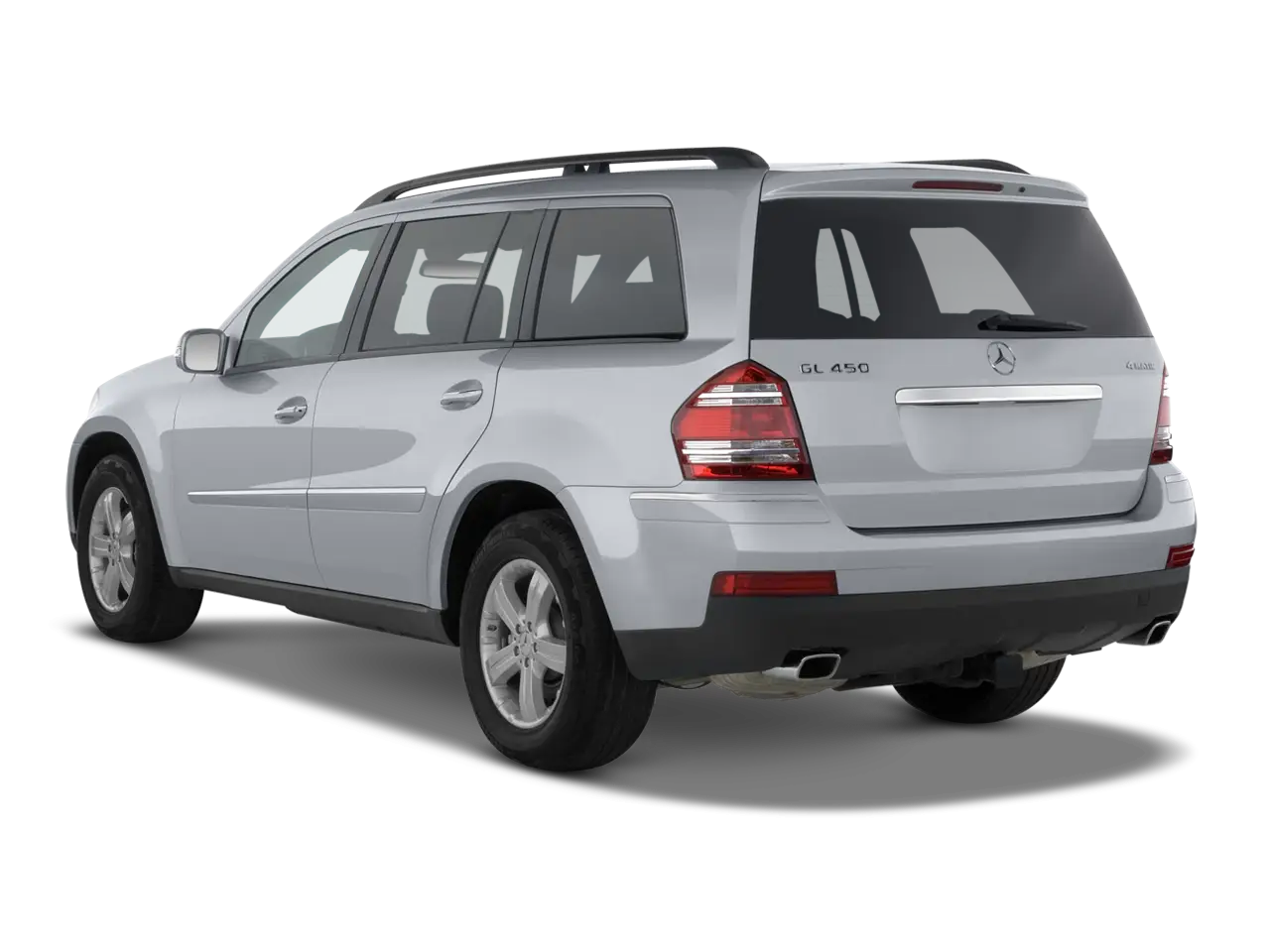 White SUV Car Back View Design