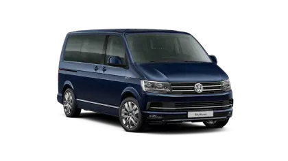 Blue Minivan for Family and Travel