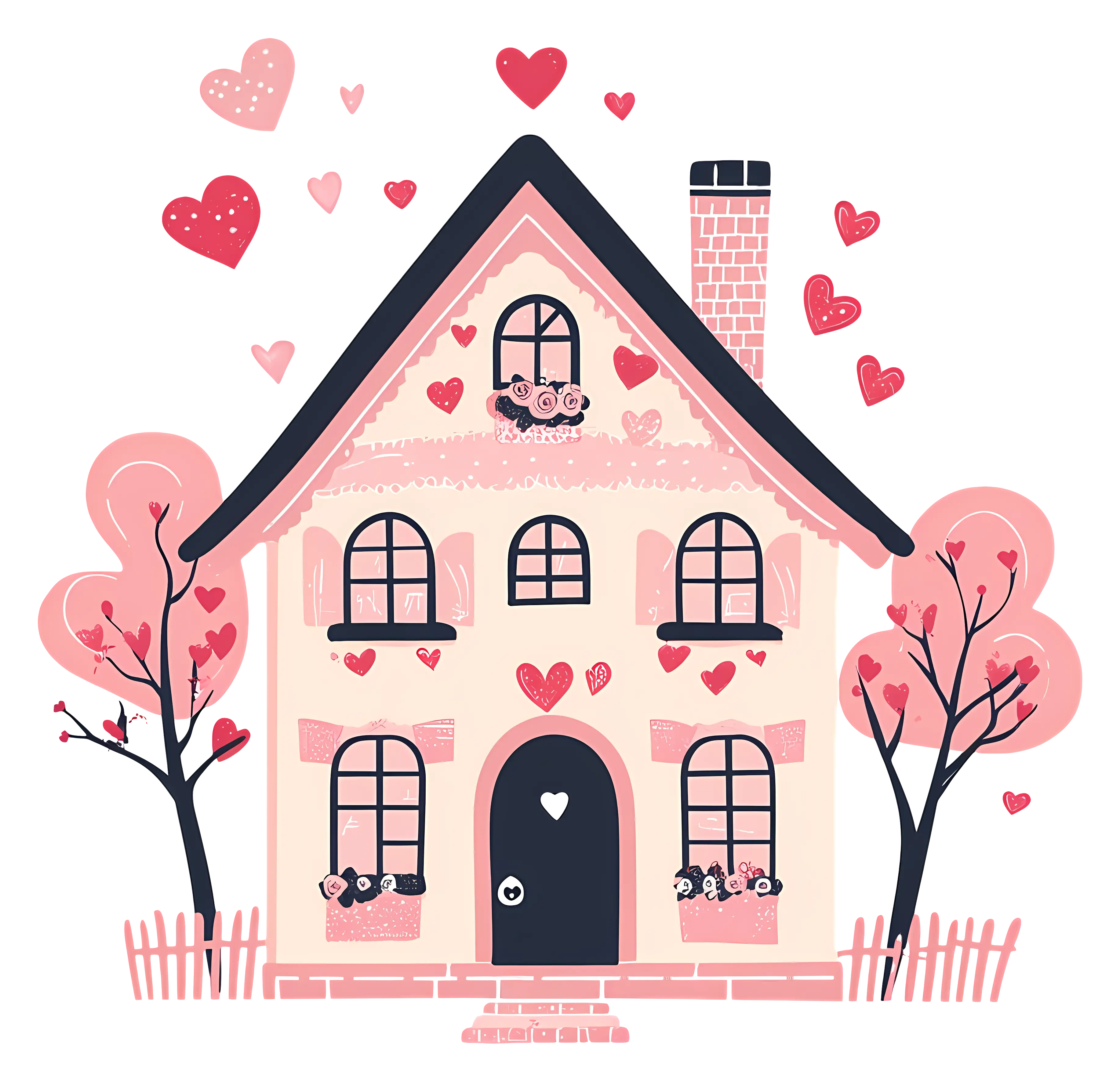Cute Doodle House