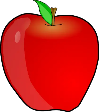 Red Apple Illustration