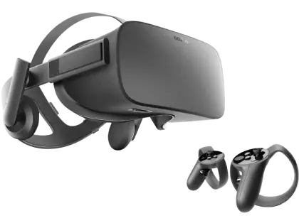VR Headset with Controllers for Immersive Gaming