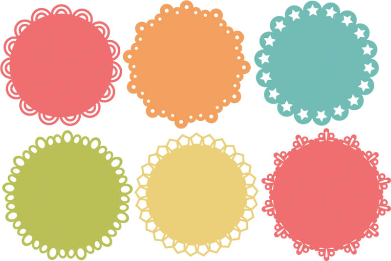 Colorful Decorative Paper Doilies