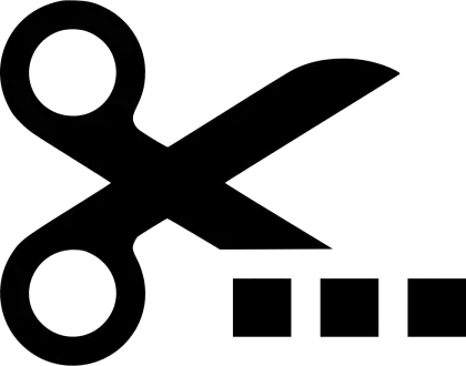 Minimalist Scissors Icon