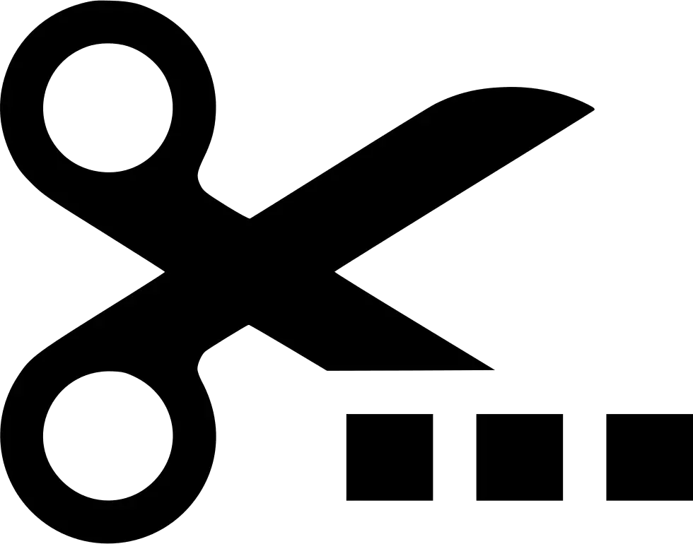 Minimalist Scissors Icon