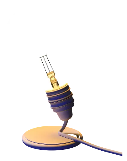 Light Bulb Lamp with Wire