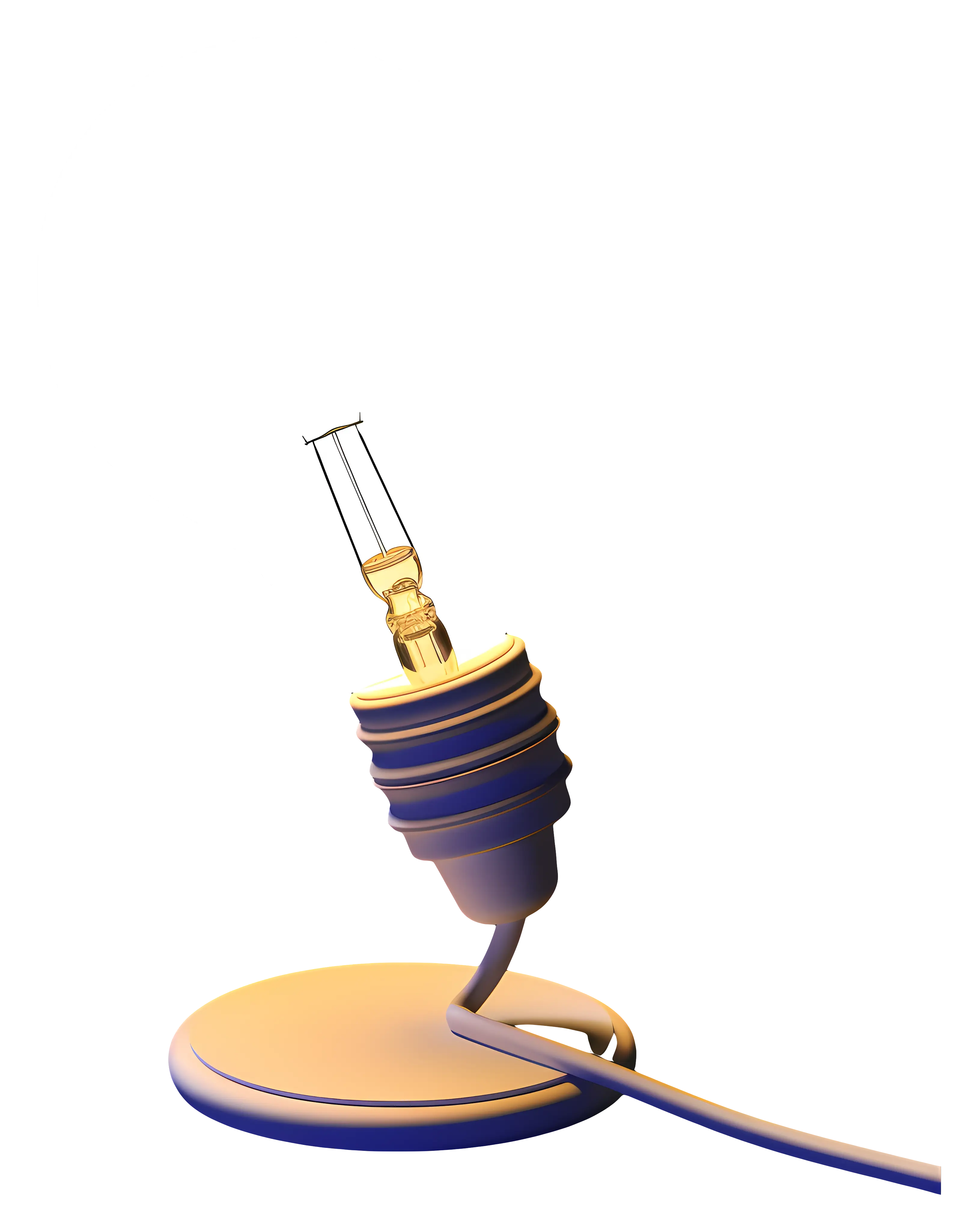 Light Bulb Lamp with Wire
