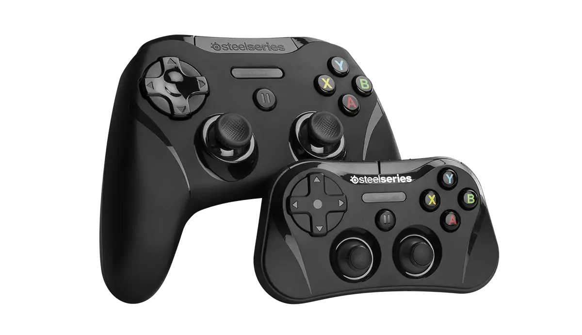 Black Game Controllers Illustration