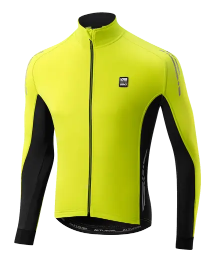 Bright Neon Yellow Cycling Jacket