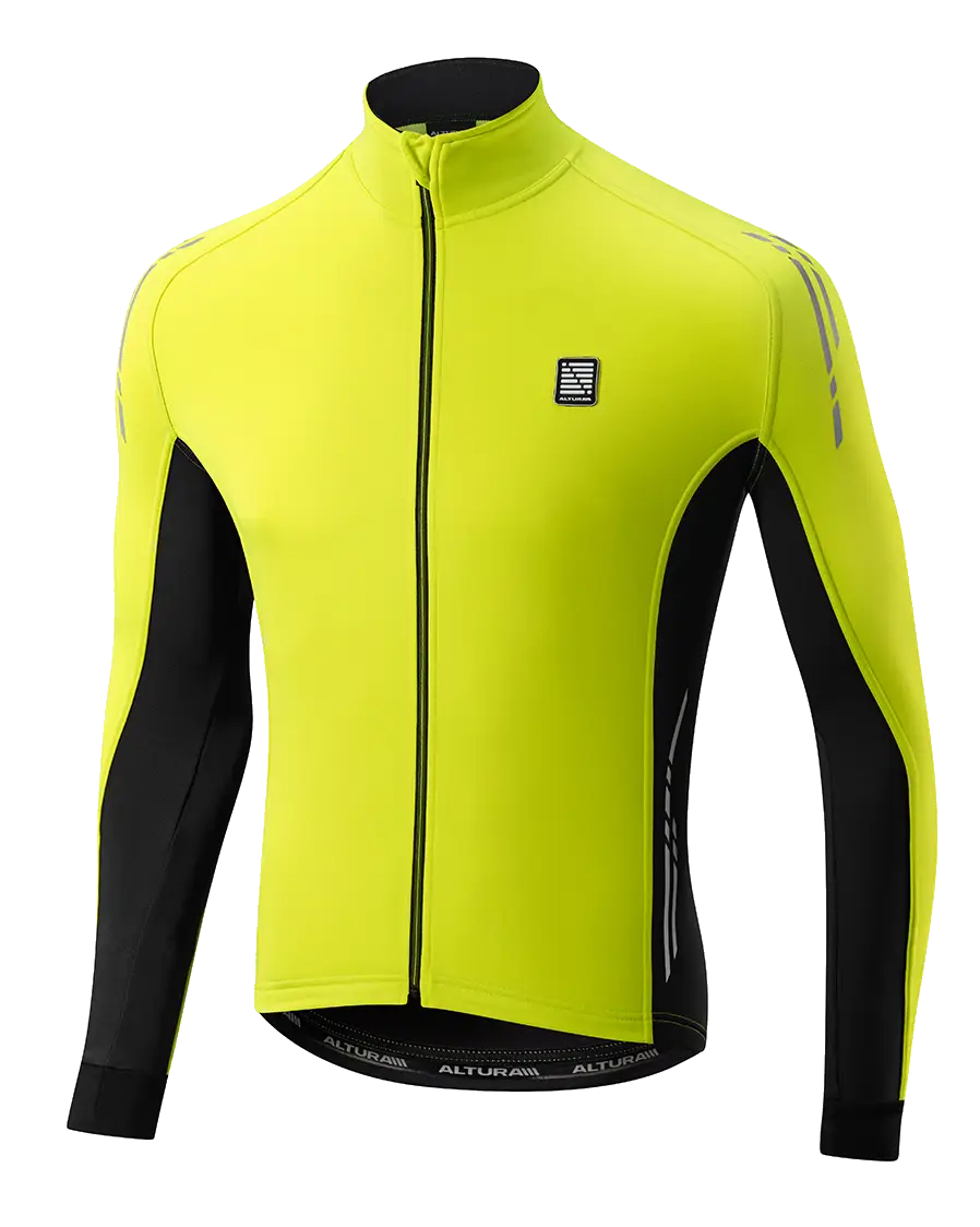 Bright Neon Yellow Cycling Jacket
