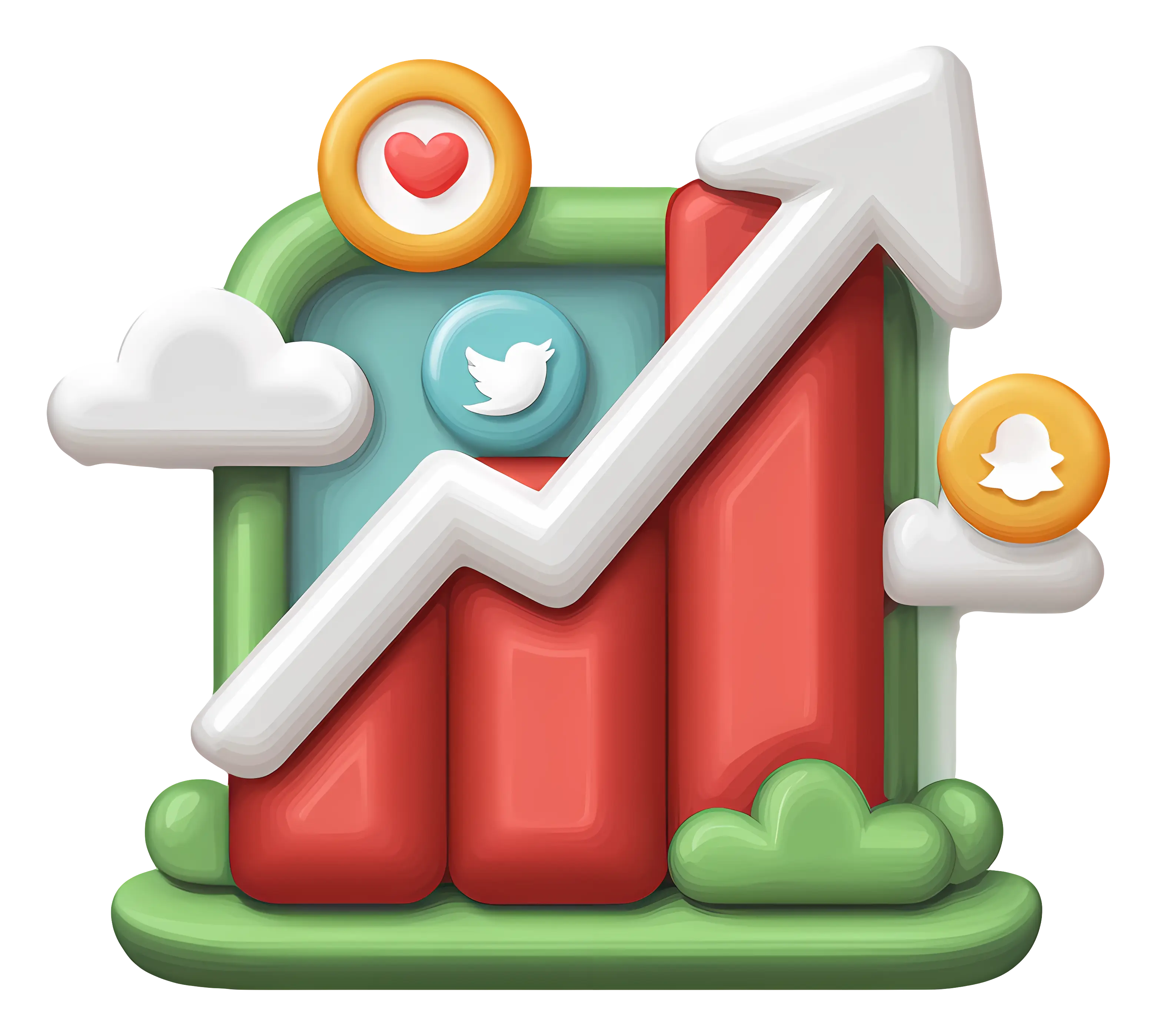Social Media Growth Graph