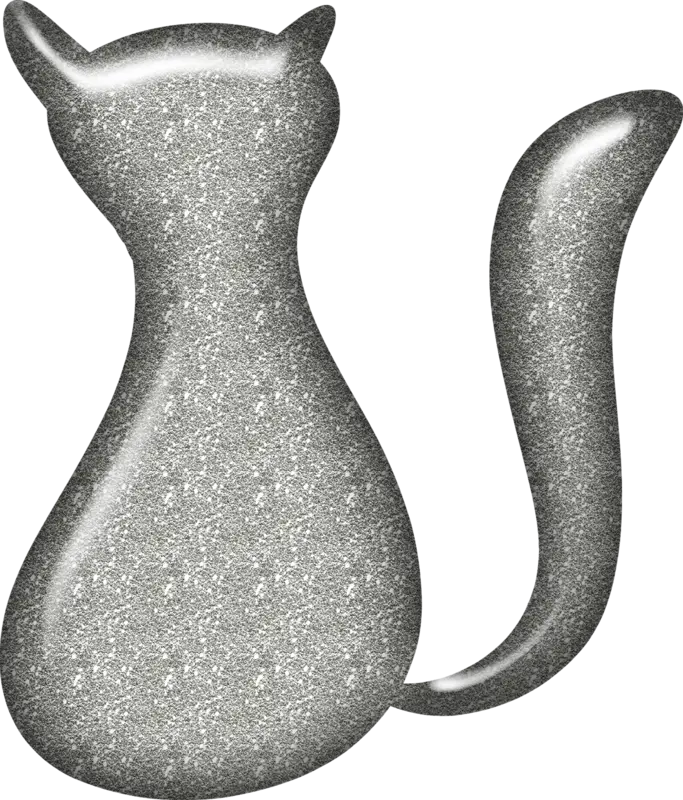 Shiny Silver Cat