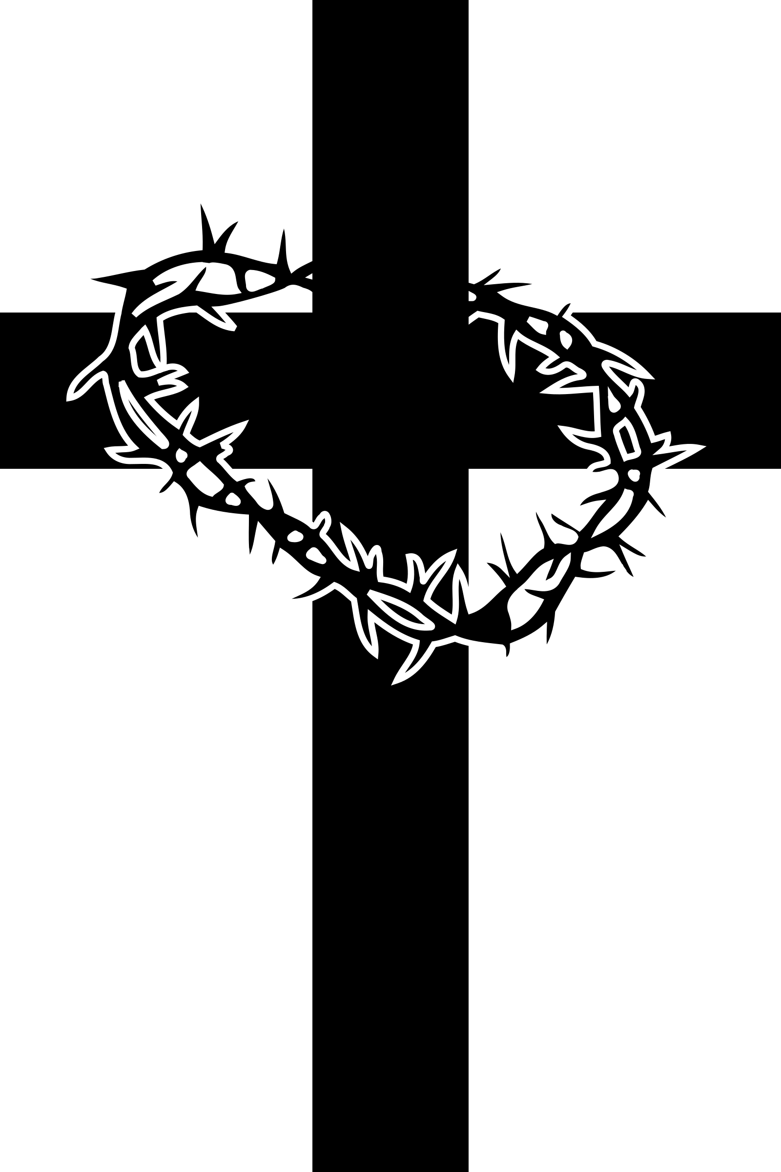 Cross with Crown of Thorns