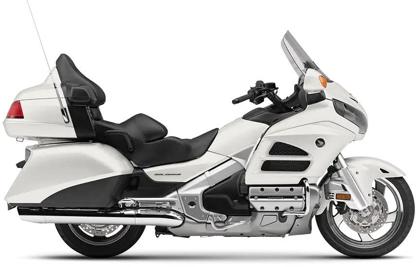 Stylish White Motorcycle