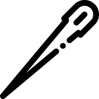 Simple Sewing Needle Icon