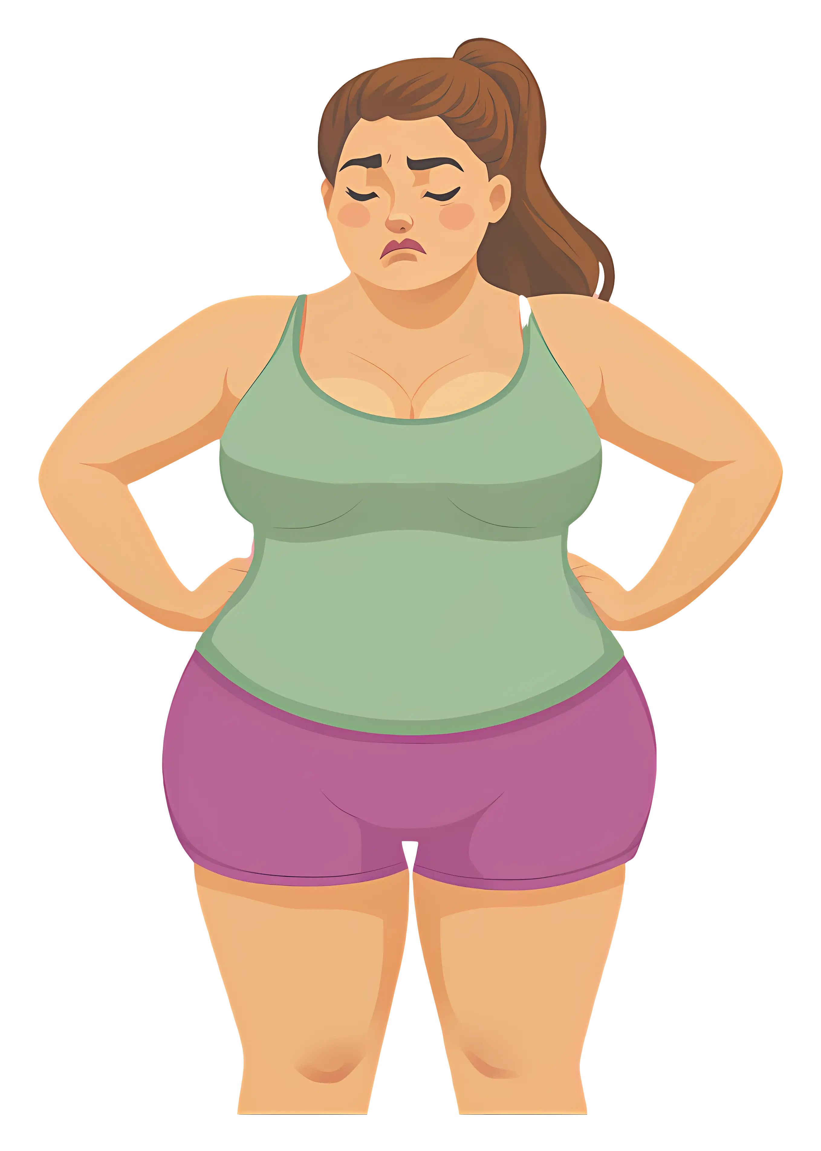 Sad Woman Cartoon