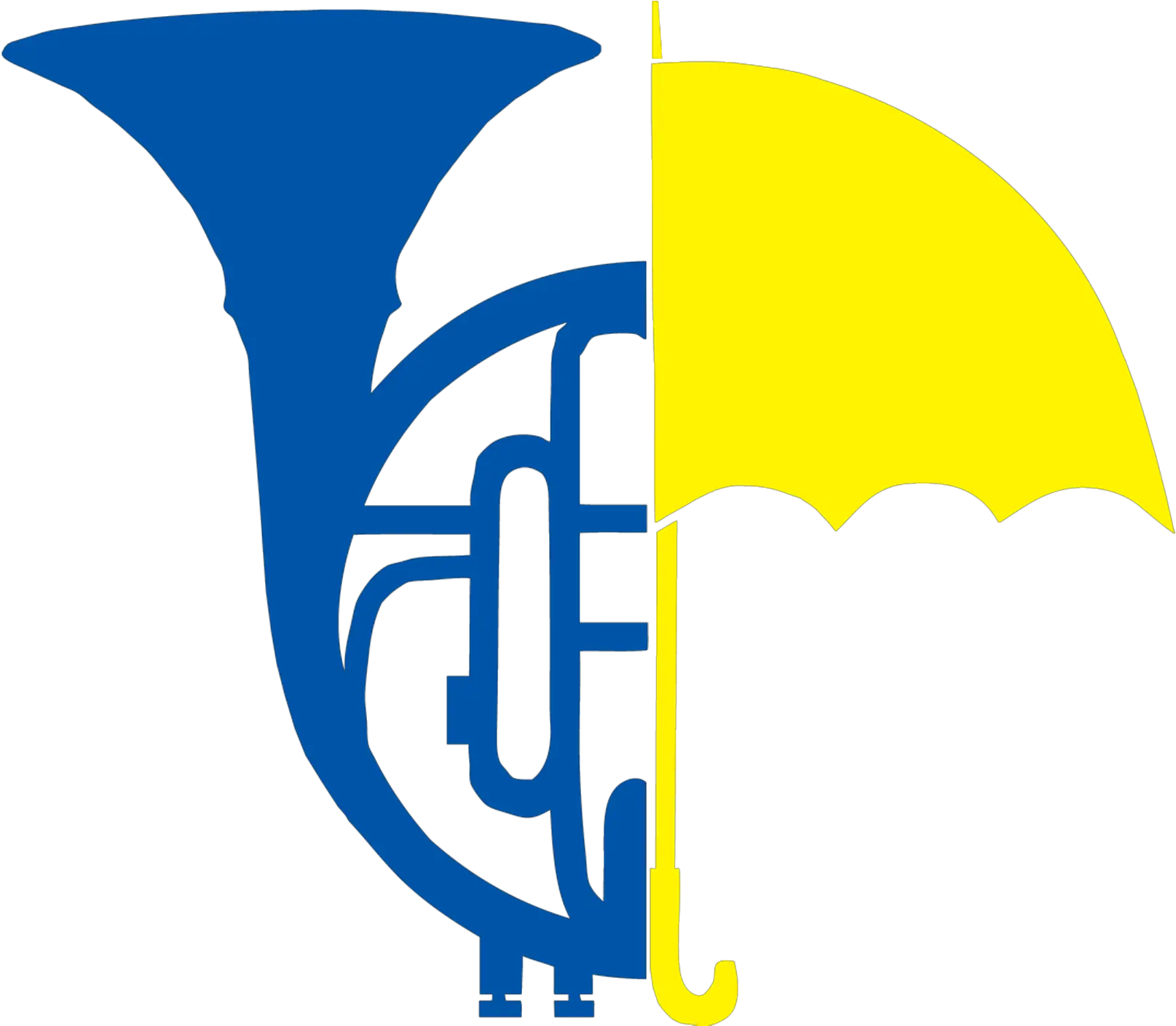 French Horn and Umbrella Combination