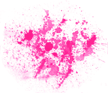 Abstract Pink Paint Splatter