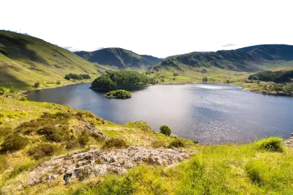 Beautiful Lake in Mountainous Landscape