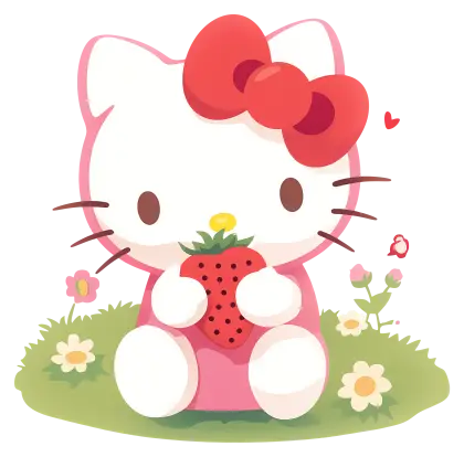 Hello Kitty with Strawberry