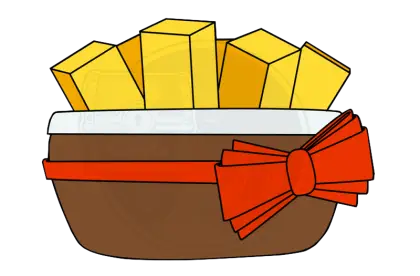 Gift Basket with Yellow Goodies