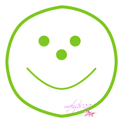 Green Smiley Face Symbol