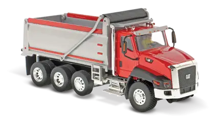 Red Dump Truck for Heavy Duty Transport