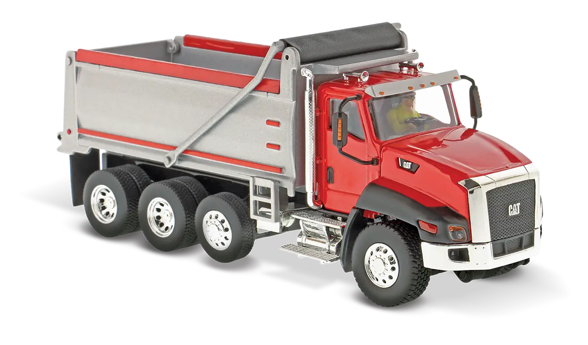 Red Dump Truck for Heavy Duty Transport